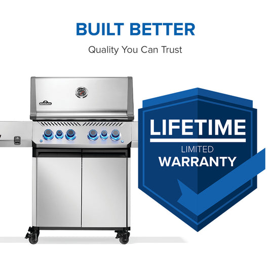 Napoleon Prestige 500 RSIB Grill with Infrared Side and Rear Burner