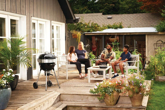 Napoleon Professional 18-Inch Charcoal Kettle Grill – Porcelain-Coated Cast Iron BBQ
