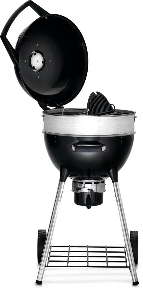 Napoleon Professional 18-Inch Charcoal Kettle Grill – Porcelain-Coated Cast Iron BBQ