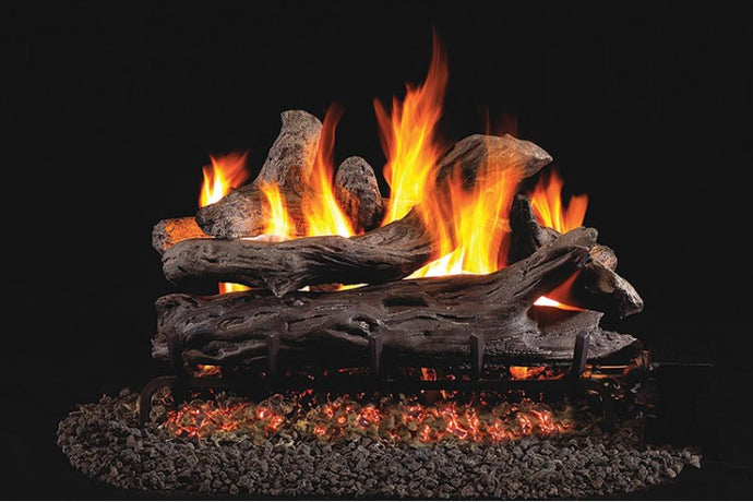 Real Fyre Coastal Driftwood Gas Logs Compatible with G45 See-Thru Burner