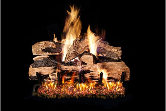 Real Fyre Split Oak Designer Plus Oak Logs Compatible with G45 Burner