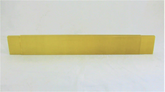 Chimney Sweeps Smoke Guard in brass finish for fireplace