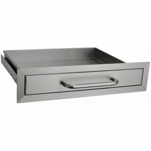 Sole Gourmet 23-Inch Stainless Steel Single Access Drawer – Outdoor Kitchen Utility Drawer