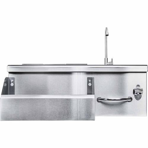 Load image into Gallery viewer, Sole Gourmet 30-Inch Stainless Steel Built-In Bar Center with Ice Chest and Sink
