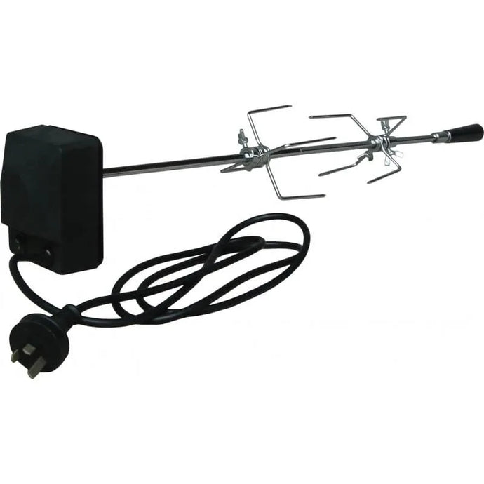 Sole Gourmet adjustable rotisserie kit with 120V motor for Gourmet Series grills