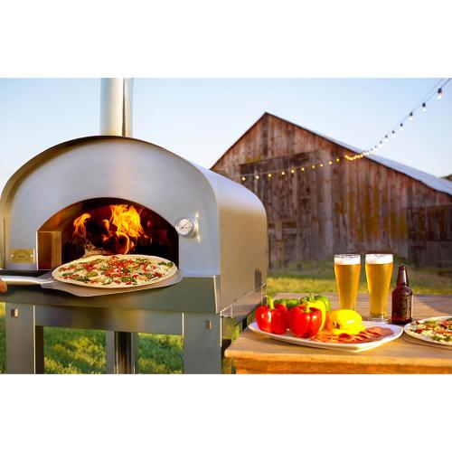Load image into Gallery viewer, Sole Gourmet Italia Large 24-Inch Built-In/Countertop Wood-Fired Outdoor Pizza Oven
