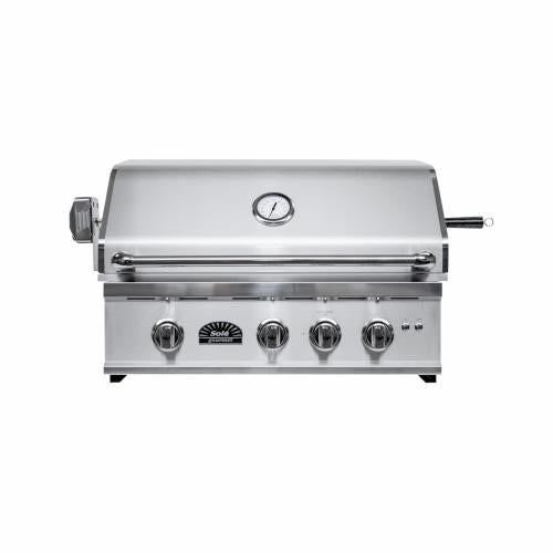 Load image into Gallery viewer, Sole Gourmet Turbo Replacement Series 32-Inch 3-Burner Built-In Gas Grill with Rotisserie and LED Lights
