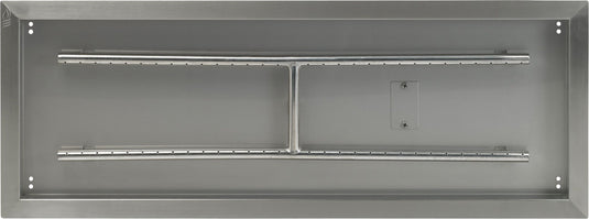 36" x 12" Stainless Steel Rectangular Drop-In Fire Pit Pan