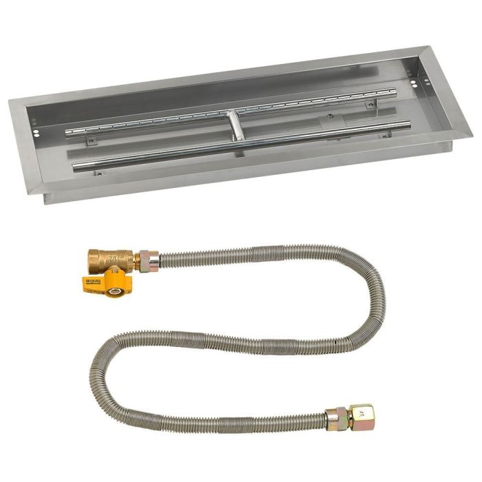 Load image into Gallery viewer, 30&quot; x 10&quot; Rectangular Drop-In Pan with Match Light Kit - Natural Gas
