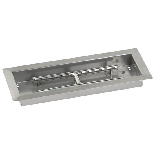 18" x 6" Rectangular Stainless Steel Drop-In Pan with S.I.T. System - Natural Gas