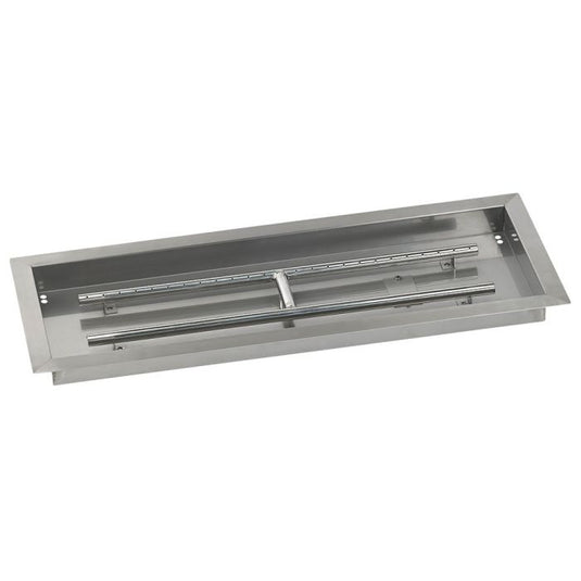 30" x 10" Rectangular Stainless Steel Drop-In Pan with S.I.T. System - Natural Gas Bundle