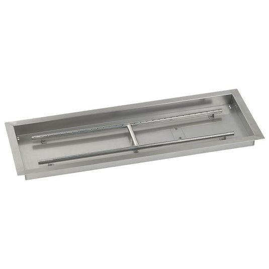 36" x 12" Rectangular Stainless Steel Drop-In Pan with S.I.T. System - Natural Gas Bundle