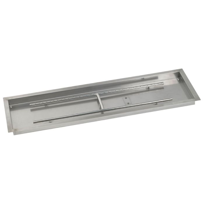 Load image into Gallery viewer, 48&quot; x 14&quot; Rectangular Stainless Steel Drop-In Pan with S.I.T. System - Natural Gas
