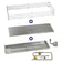 Load image into Gallery viewer, 48" x 14" Rectangular Stainless Steel Drop-In Pan with S.I.T. System - Natural Gas Bundle

