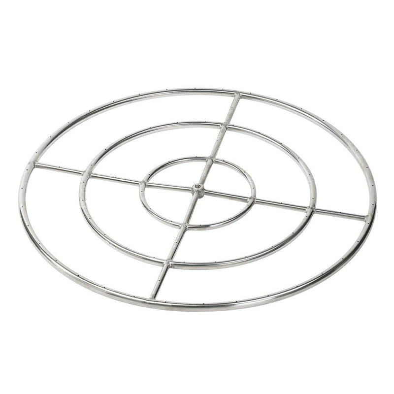 Load image into Gallery viewer, 36&quot; Triple-Ring Stainless Steel Burner with a 3/4&quot; Inlet
