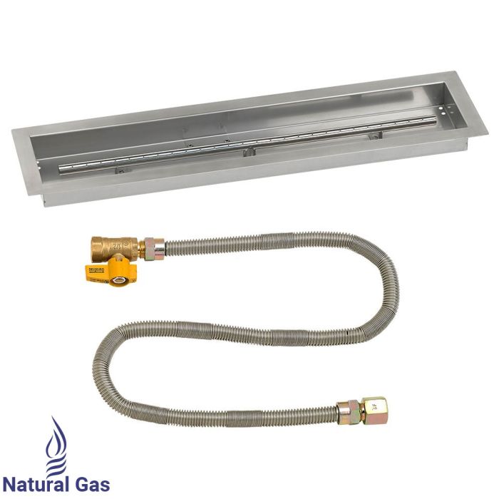 Load image into Gallery viewer, 30&quot;x 6&quot; Linear Drop-In Pan with Match Light Kit - Natural Gas
