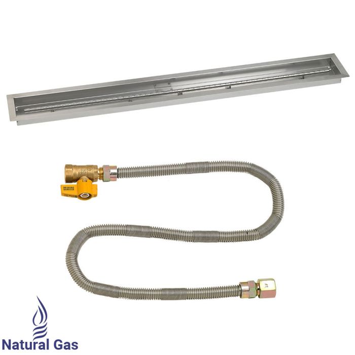 Load image into Gallery viewer, 60&quot;x 6&quot; Linear Drop-In Pan with Match Light Kit - Natural Gas
