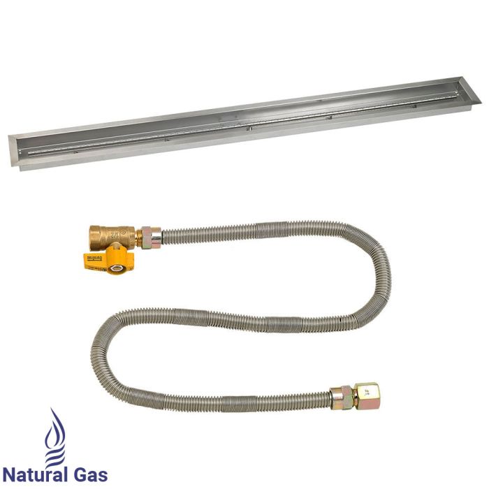 Load image into Gallery viewer, 72&quot;x 6&quot; Linear Drop-In Pan with Match Light Kit - Natural Gas
