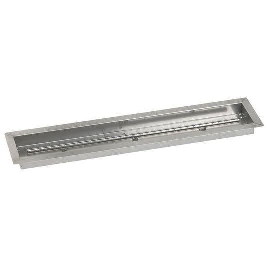 36" x 6" Stainless Steel Linear Channel Drop-In Pan with S.I.T. System - Natural Gas Bundle