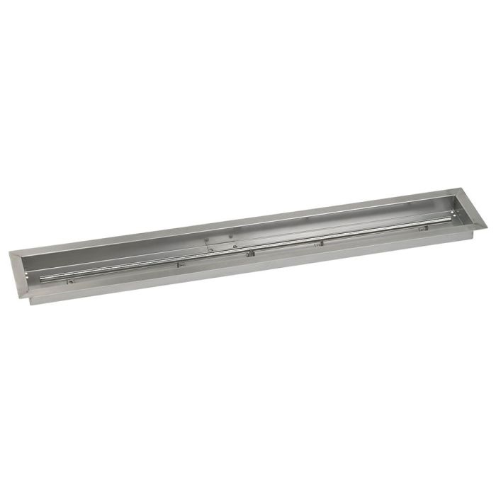 Load image into Gallery viewer, 48&quot; x 6&quot; Stainless Steel Linear Channel Drop-In Pan with S.I.T. System - Natural Gas Bundle
