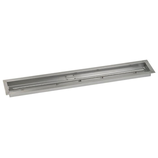 48" x 6" Stainless Steel Linear Channel Drop-In Pan with S.I.T. System - Natural Gas