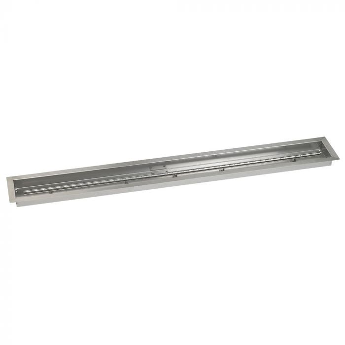 Load image into Gallery viewer, 60&quot; x 6&quot; Stainless Steel Linear Channel Drop-In Pan with S.I.T. System - Natural Gas Bundle
