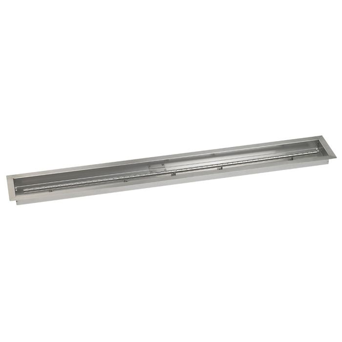 Load image into Gallery viewer, 60&quot; x 6&quot; Stainless Steel Linear Channel Drop-In Pan with S.I.T. System - Natural Gas
