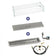 Load image into Gallery viewer, 30" x 6" Stainless Steel Linear Channel Drop-In Pan with S.I.T. System - Whole House Propane Bundle
