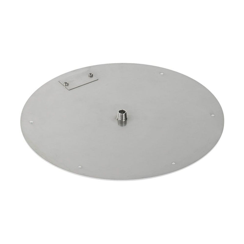 Load image into Gallery viewer, 18&quot; Round Stainless Steel Flat Pan With 12&quot; Fire Ring
