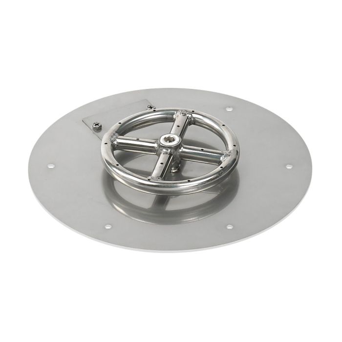 Load image into Gallery viewer, 12&quot; Round Flat Pan with Spark Ignition Kit (6&quot; Ring) - Natural Gas
