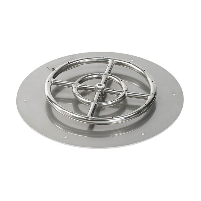 Load image into Gallery viewer, 18&quot; Round Flat Pan with Spark Ignition Kit (12&quot; Ring) - Natural Gas
