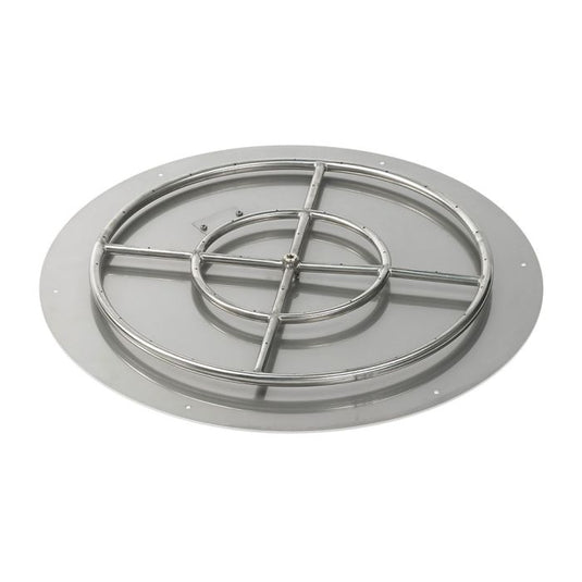 30" Round Flat Pan with Match Light Kit (24" Ring) - Natural Gas