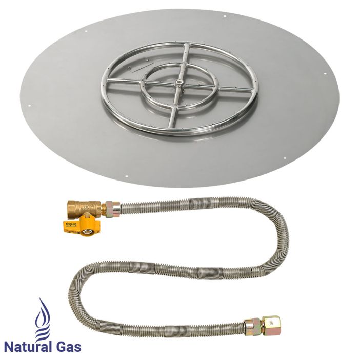 Load image into Gallery viewer, 36&quot; Round Flat Pan with Match Light Kit (18&quot; Ring) - Natural Gas
