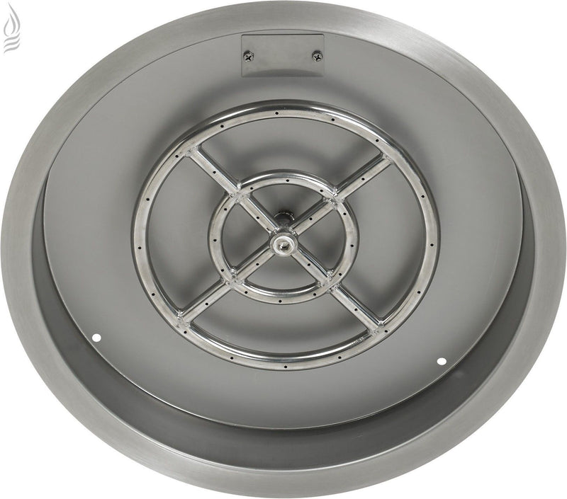 Load image into Gallery viewer, 19&quot; Stainless Steel Round Drop-In Pan With 12&quot; Ring Burner
