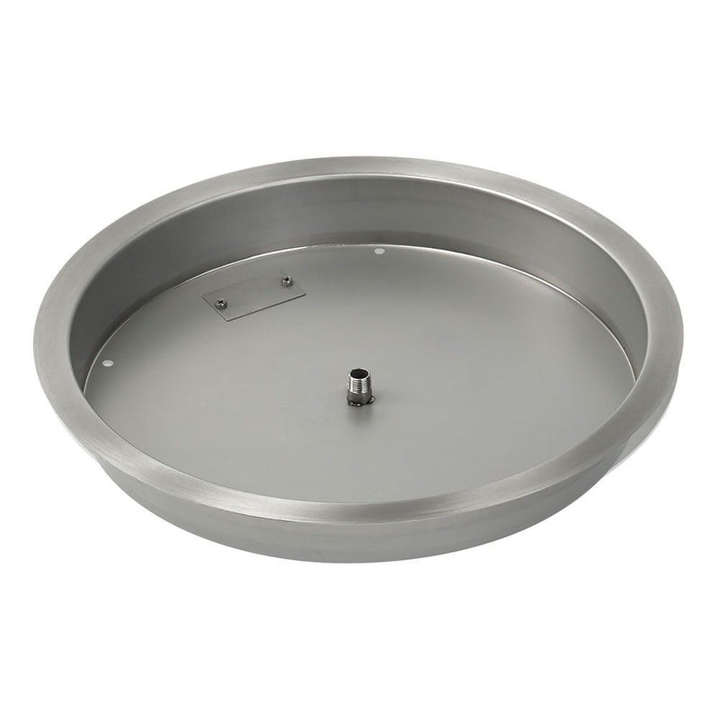 Load image into Gallery viewer, 25&quot; Stainless Steel Round Drop-In Pan With 18&quot; Ring Burner
