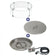 Load image into Gallery viewer, 25" Round Stainless Steel Drop-in Fire Pit Pan With Electric Ignition System kit, CSA Certified - Bundle
