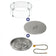 Load image into Gallery viewer, 25" Round Drop-In Pan with Match Light Kit (18" Fire Pit Ring) - Natural Gas Bundle
