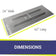 Load image into Gallery viewer, 60" x 24" Rectangular Stainless Steel Flat Pan
