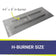 Load image into Gallery viewer, 60" x 24" Rectangular Stainless Steel Flat Pan
