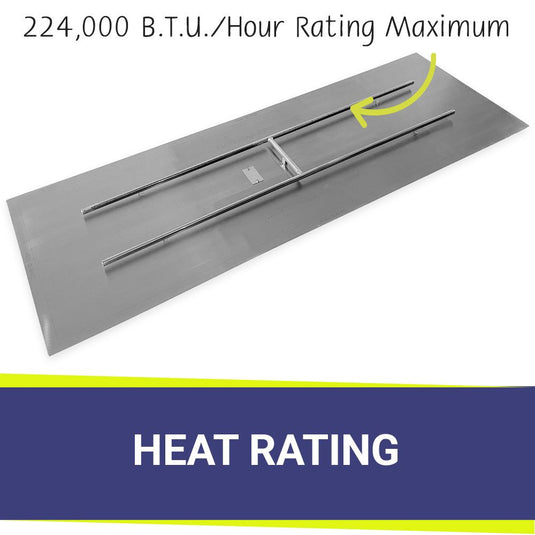 72" x 24" Rectangular Stainless Steel Flat Pan