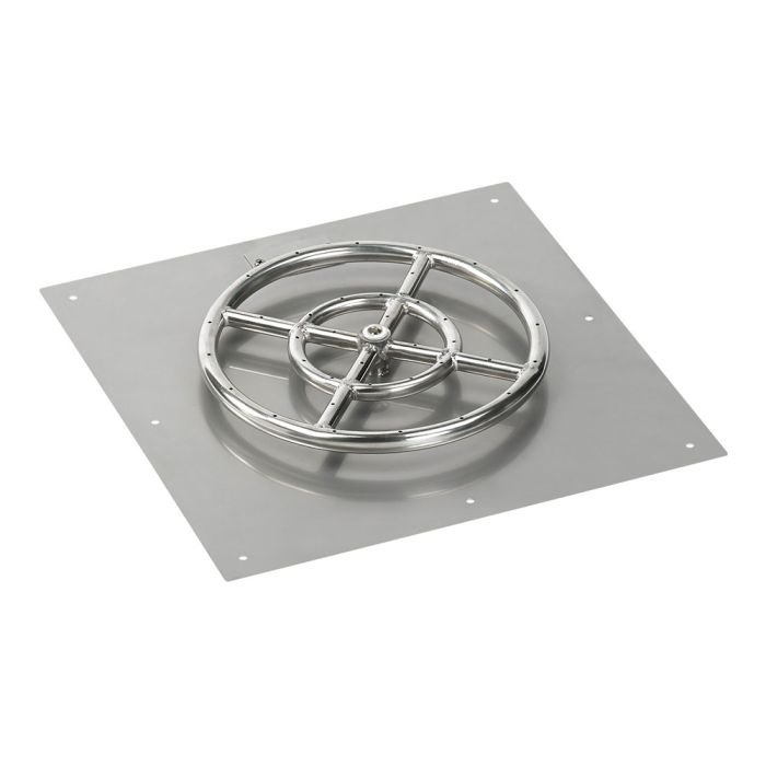 Load image into Gallery viewer, 18&quot; Square Flat Pan with Spark Ignition Kit (12&quot; Ring) - Propane
