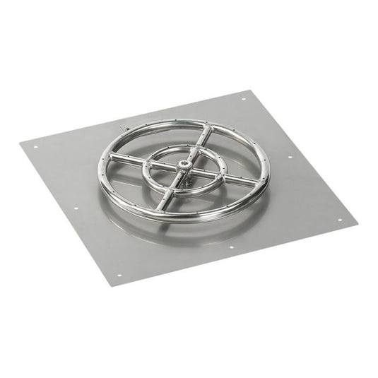 18" Square Flat Pan with Match Light Kit (12" Ring) - Natural Gas