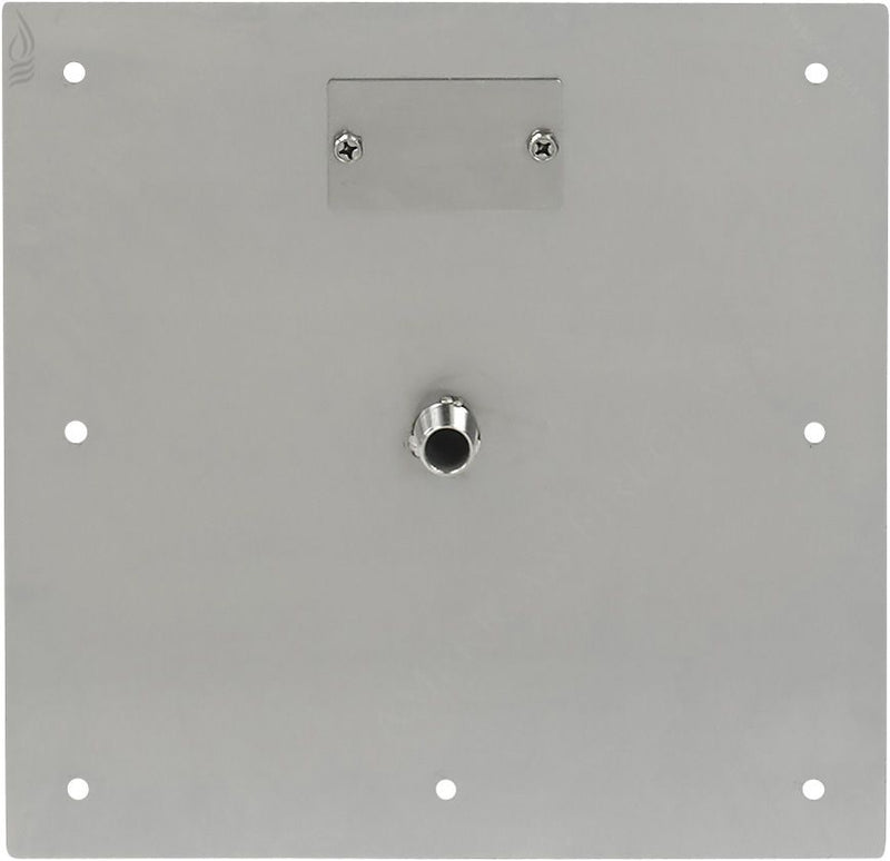 Load image into Gallery viewer, 12&quot; Square Stainless Steel Flat Pan (1/2&quot; Nipple)
