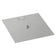 Load image into Gallery viewer, 18" Square Stainless Steel Flat Pan (1/2" Nipple)
