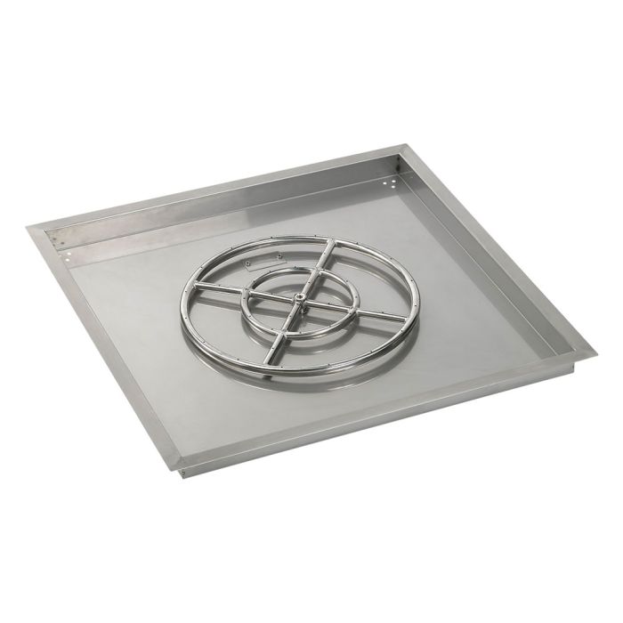 Load image into Gallery viewer, 30&quot; Square Drop-In Pan with Match Light Kit (18&quot; Fire Pit Ring) - Natural Gas
