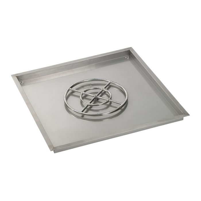 Load image into Gallery viewer, 36&quot; Square Drop-In Pan with Match Light Kit (18&quot; Fire Pit Ring) - Propane
