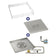 Load image into Gallery viewer, 36" Square Stainless Steel Drop-In Pan with S.I.T. System (18 Ring) - Natural Gas Bundle
