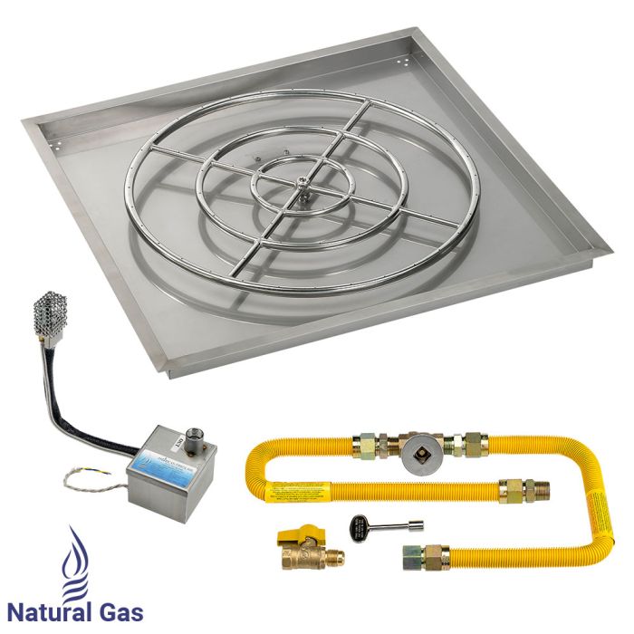 Load image into Gallery viewer, 36&quot; Square Drop-In Pan with High-Capacity S.I.T. System (30&quot; Ring) - Natural Gas
