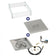 Load image into Gallery viewer, 18" Square Stainless Steel Drop-In Pan with S.I.T. System (12 Ring) - Whole House Propane Bundle
