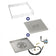 Load image into Gallery viewer, 36" Square Stainless Steel Drop-In Pan with S.I.T. System (18 Ring) - Whole House Propane Bundle
